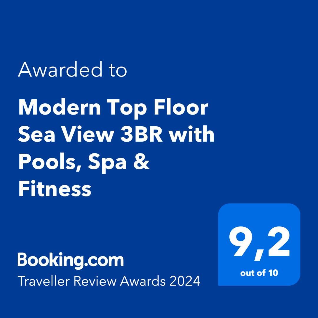 Modern Top Floor Sea View 3Br With Pools, Spa & Fitness Bečići المظهر الخارجي الصورة