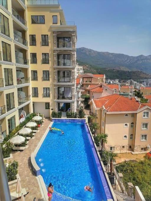 Modern Top Floor Sea View 3Br With Pools, Spa & Fitness Bečići المظهر الخارجي الصورة