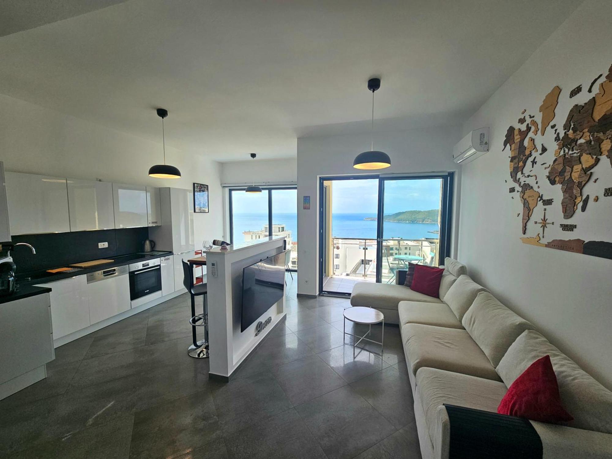 Modern Top Floor Sea View 3Br With Pools, Spa & Fitness Bečići المظهر الخارجي الصورة