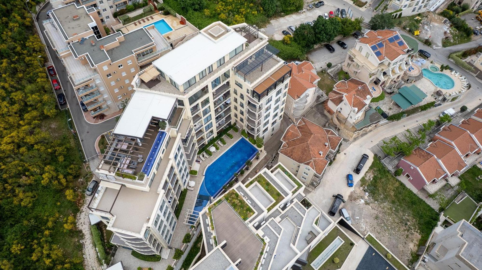 Modern Top Floor Sea View 3Br With Pools, Spa & Fitness Bečići المظهر الخارجي الصورة