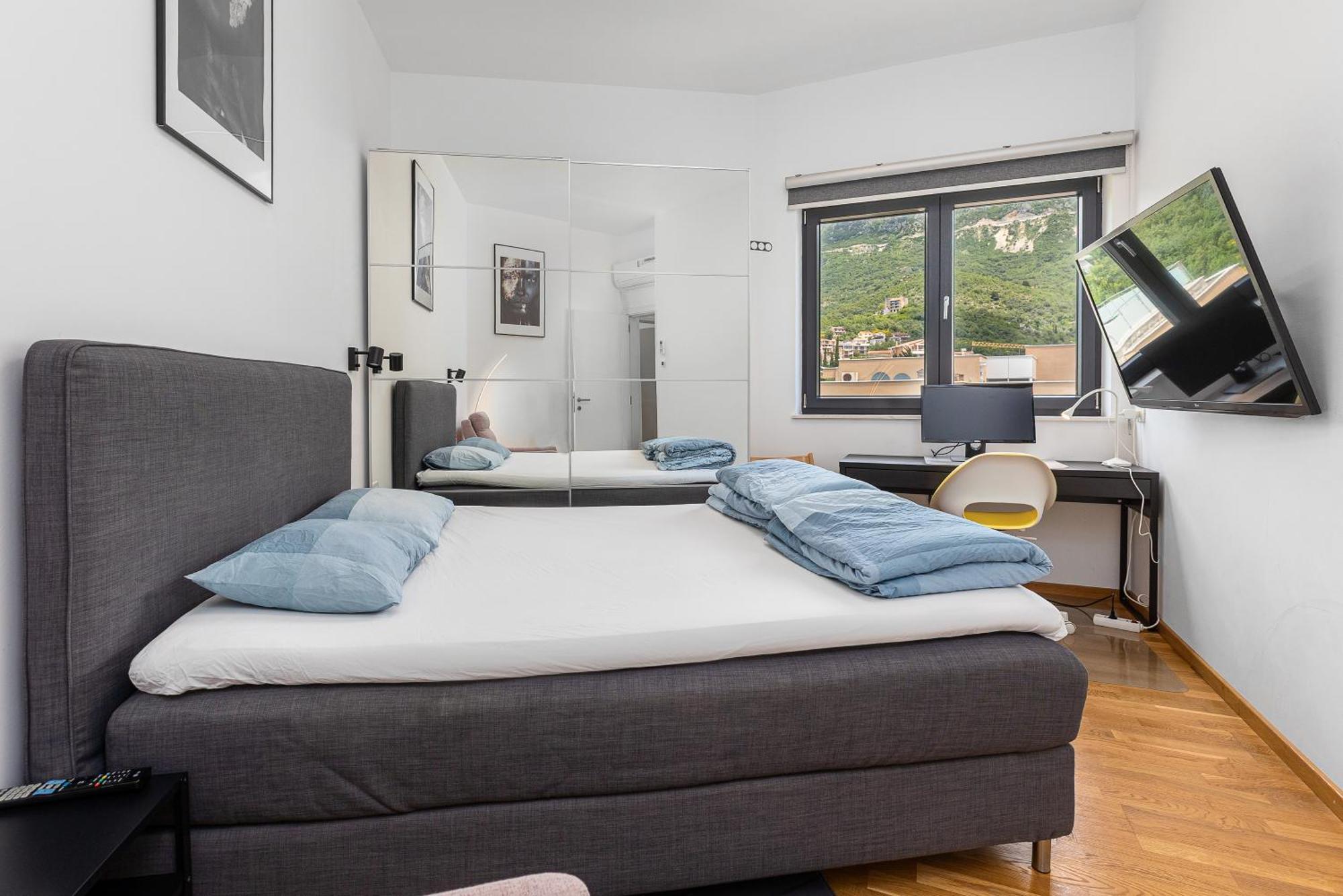 Modern Top Floor Sea View 3Br With Pools, Spa & Fitness Bečići المظهر الخارجي الصورة