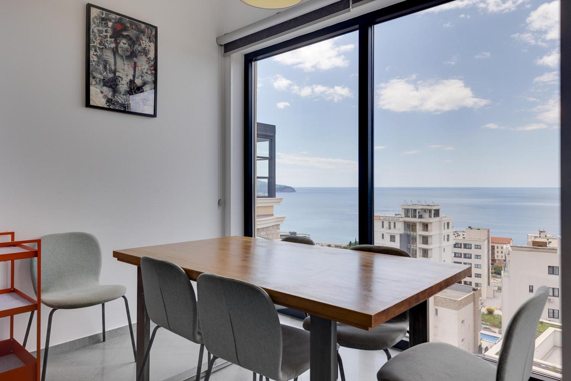 Modern Top Floor Sea View 3Br With Pools, Spa & Fitness Bečići المظهر الخارجي الصورة