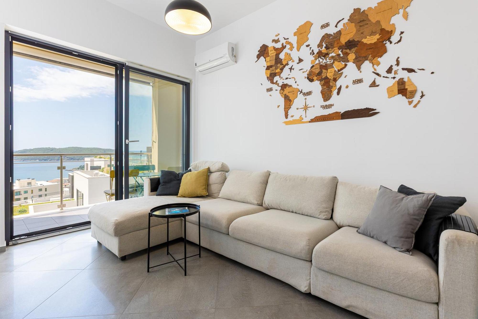 Modern Top Floor Sea View 3Br With Pools, Spa & Fitness Bečići المظهر الخارجي الصورة