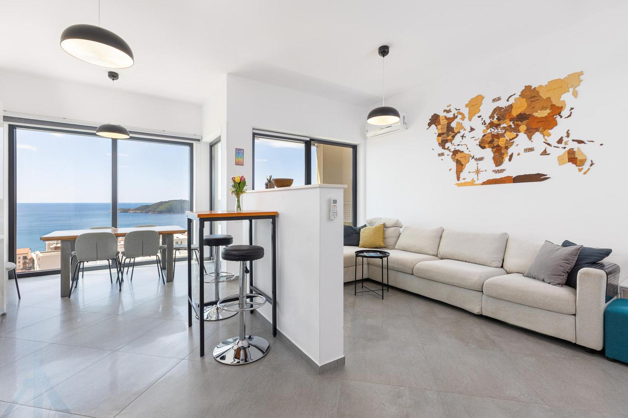 Modern Top Floor Sea View 3Br With Pools, Spa & Fitness Bečići المظهر الخارجي الصورة