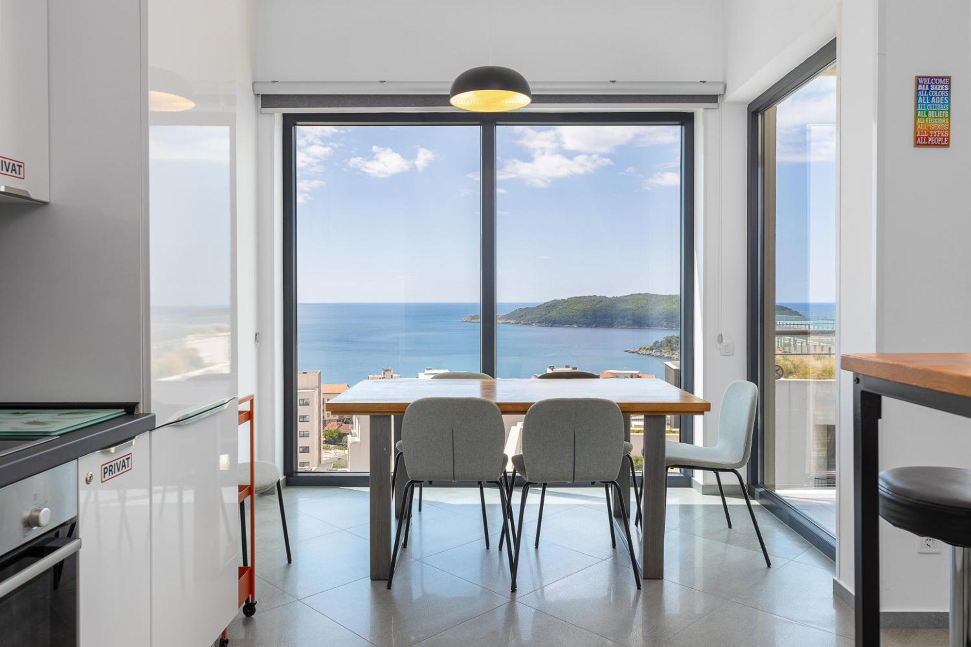 Modern Top Floor Sea View 3Br With Pools, Spa & Fitness Bečići المظهر الخارجي الصورة