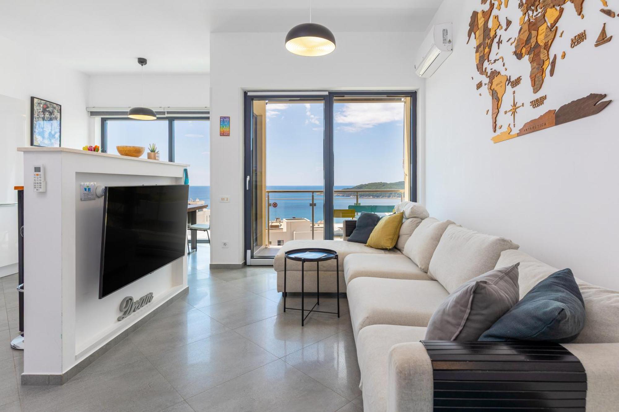 Modern Top Floor Sea View 3Br With Pools, Spa & Fitness Bečići المظهر الخارجي الصورة